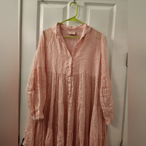 Women's dress Las Noches Ibiza by Erick and Jack, size small, pink. - Picture 11 of 12